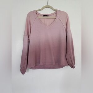 Maven West Pink Ribbed Sweatshirt